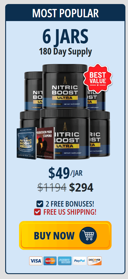 Nitric Boost Ultra 6 Jar Pricing